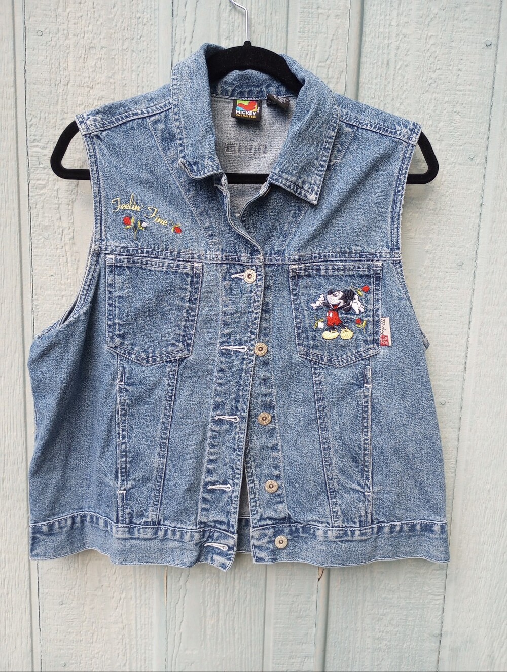 VTG Jean Disney Vest